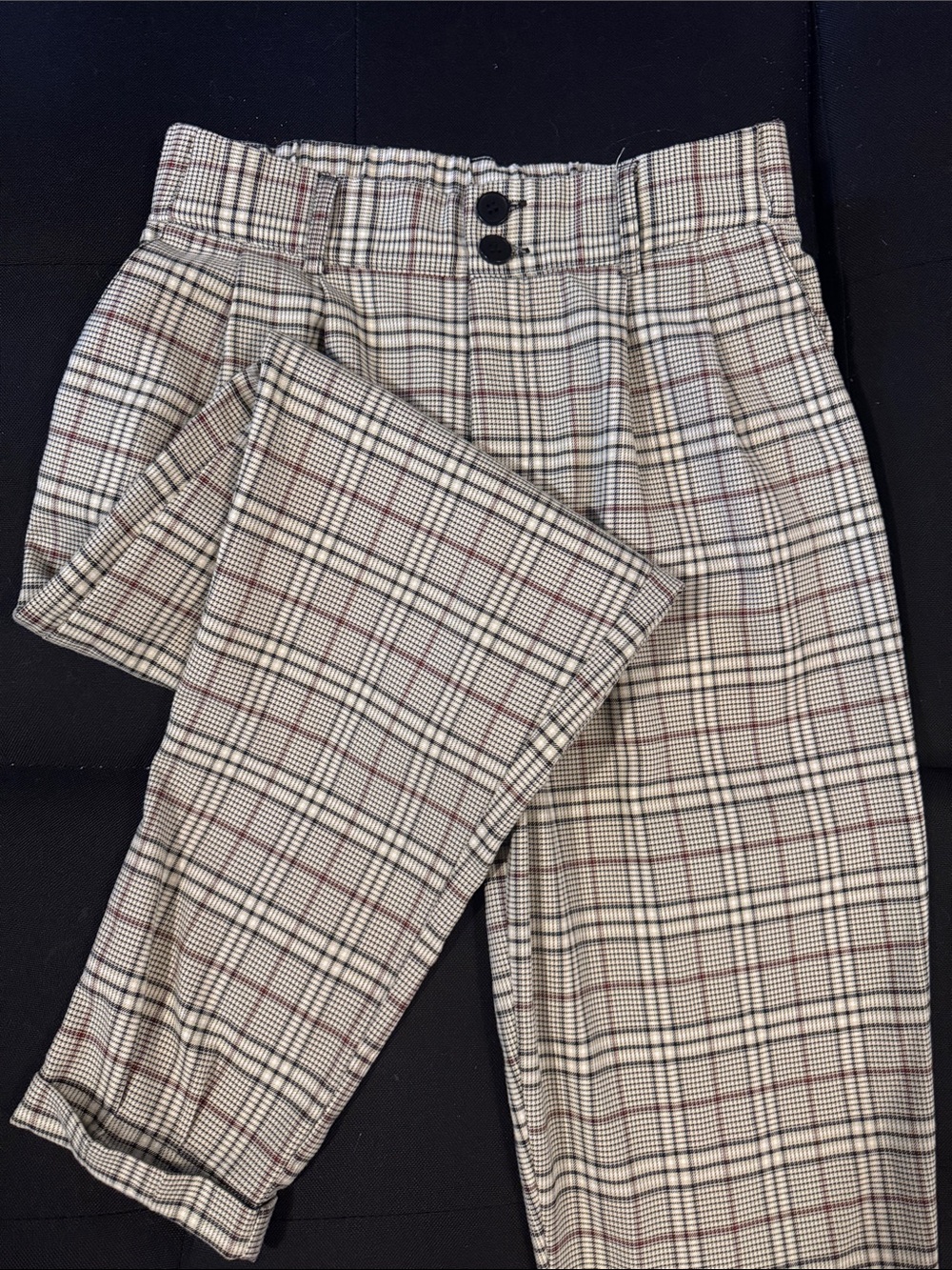 Full Tilt Plaid Women’s Dress Pants - Picture 5 of 6